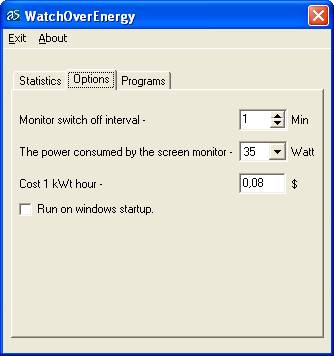 WatchOverEnergy 1.1