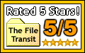 5 Start rating from filetransit.com
